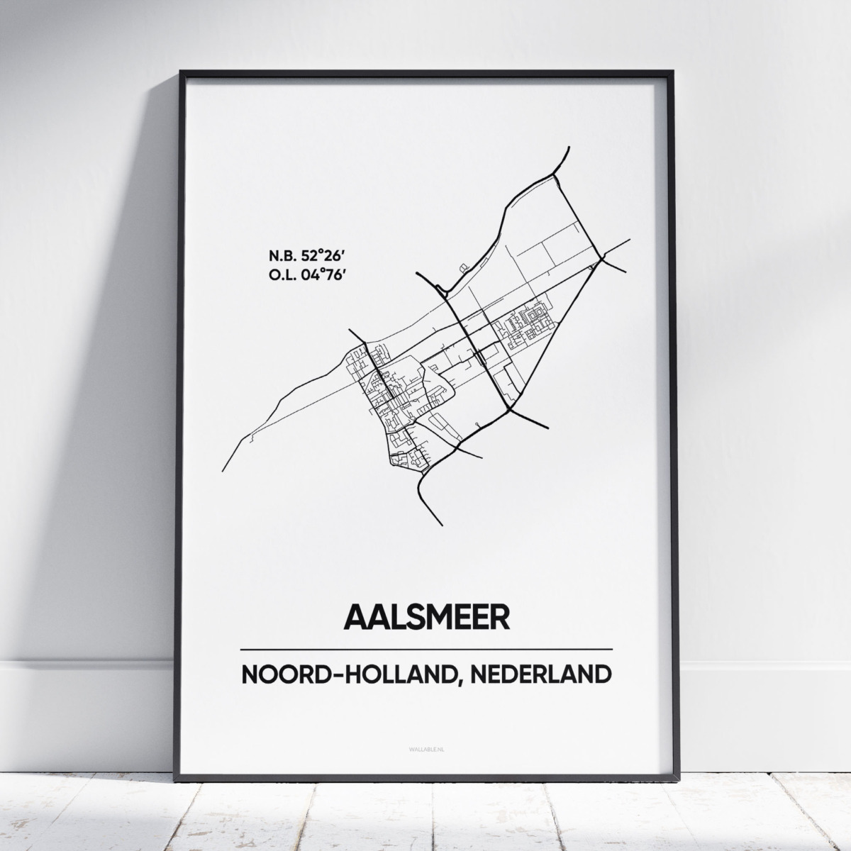 Aalsmeer stad poster Aalsmeer stad poster