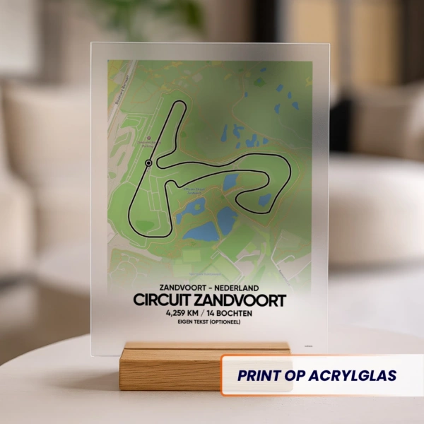 circuit zandvoort acrylglas print