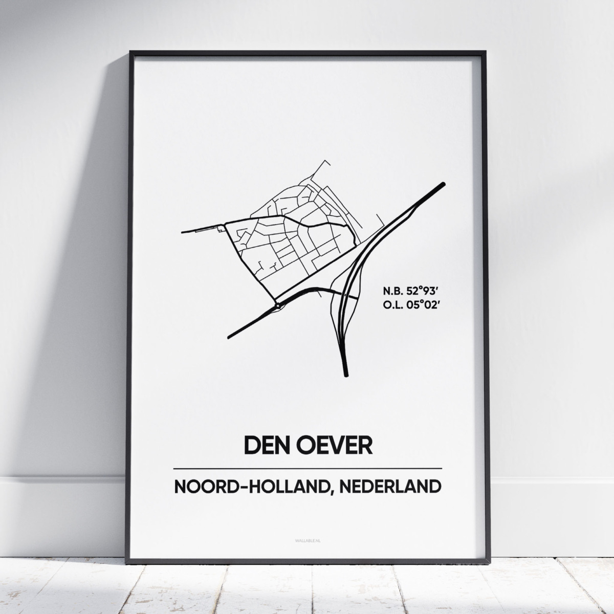 Den Oever stad poster