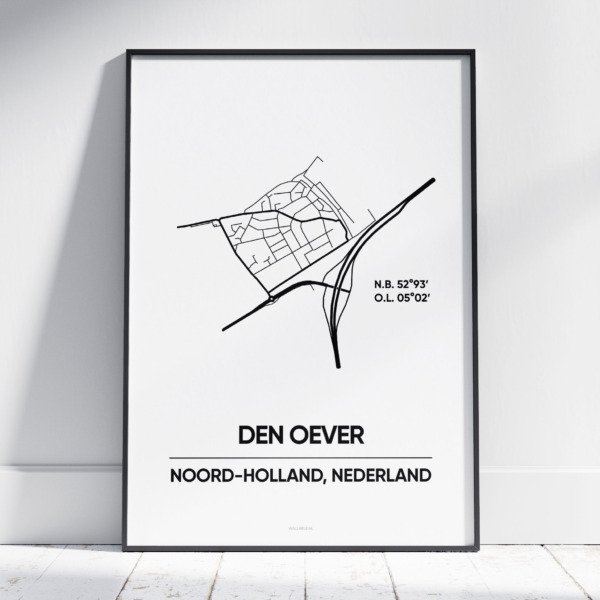 Den Oever stad poster