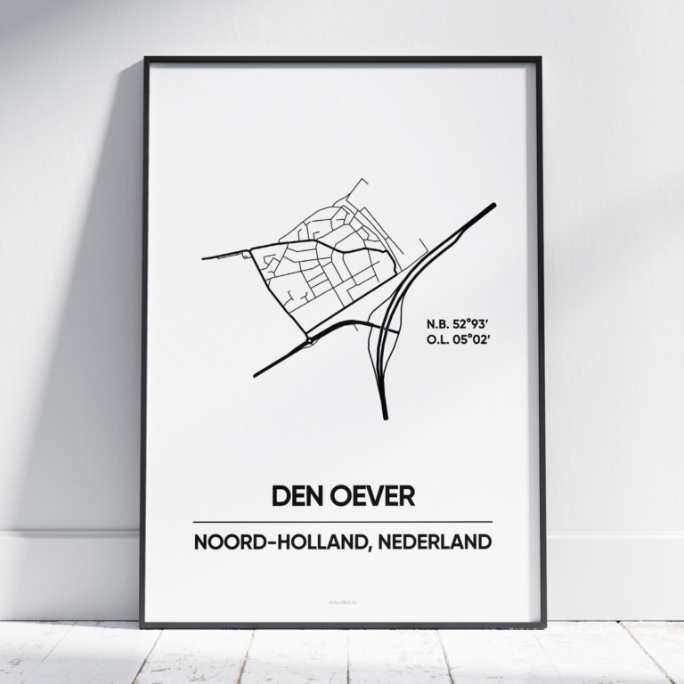 Den Oever stad poster