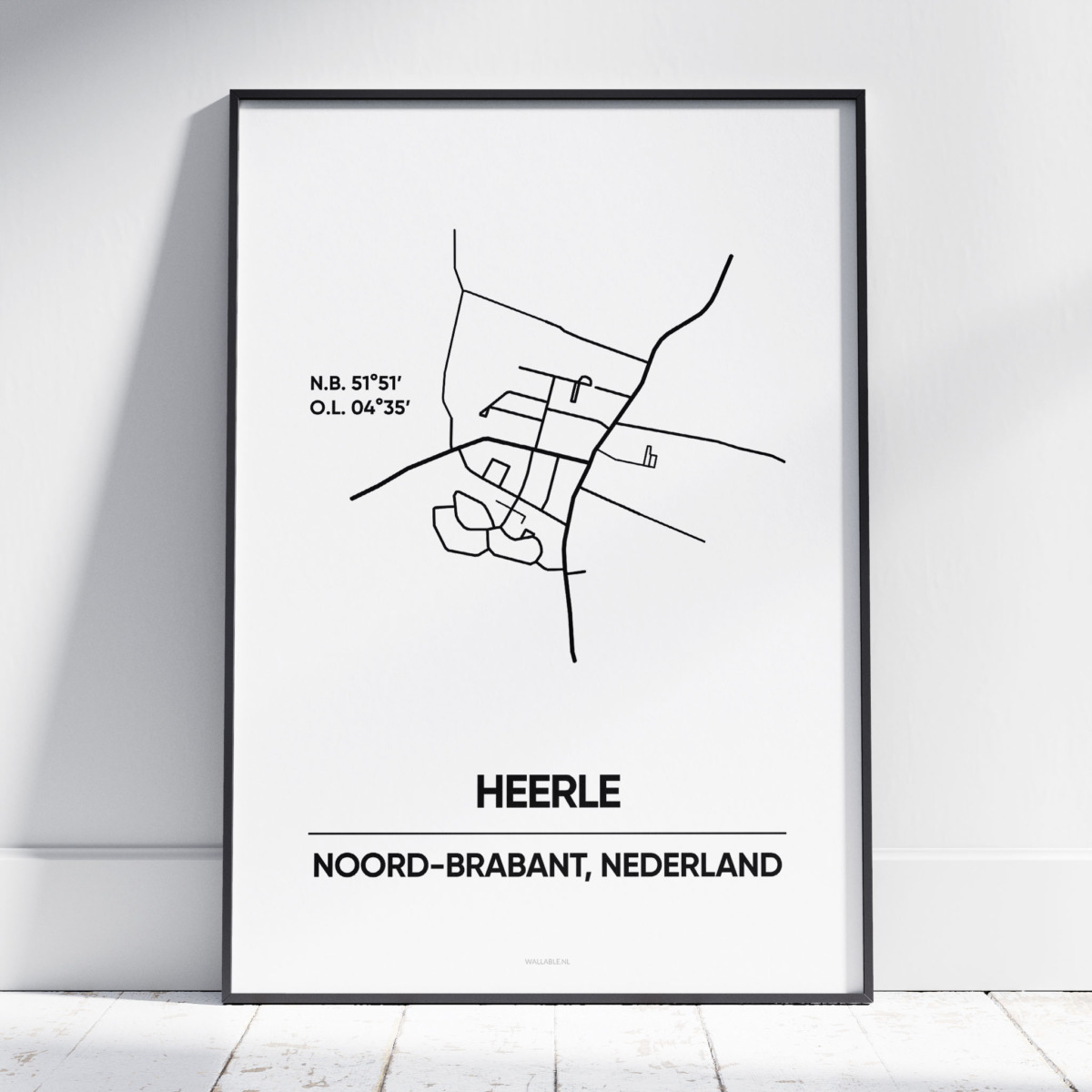 Heerle stad poster Heerle stad poster