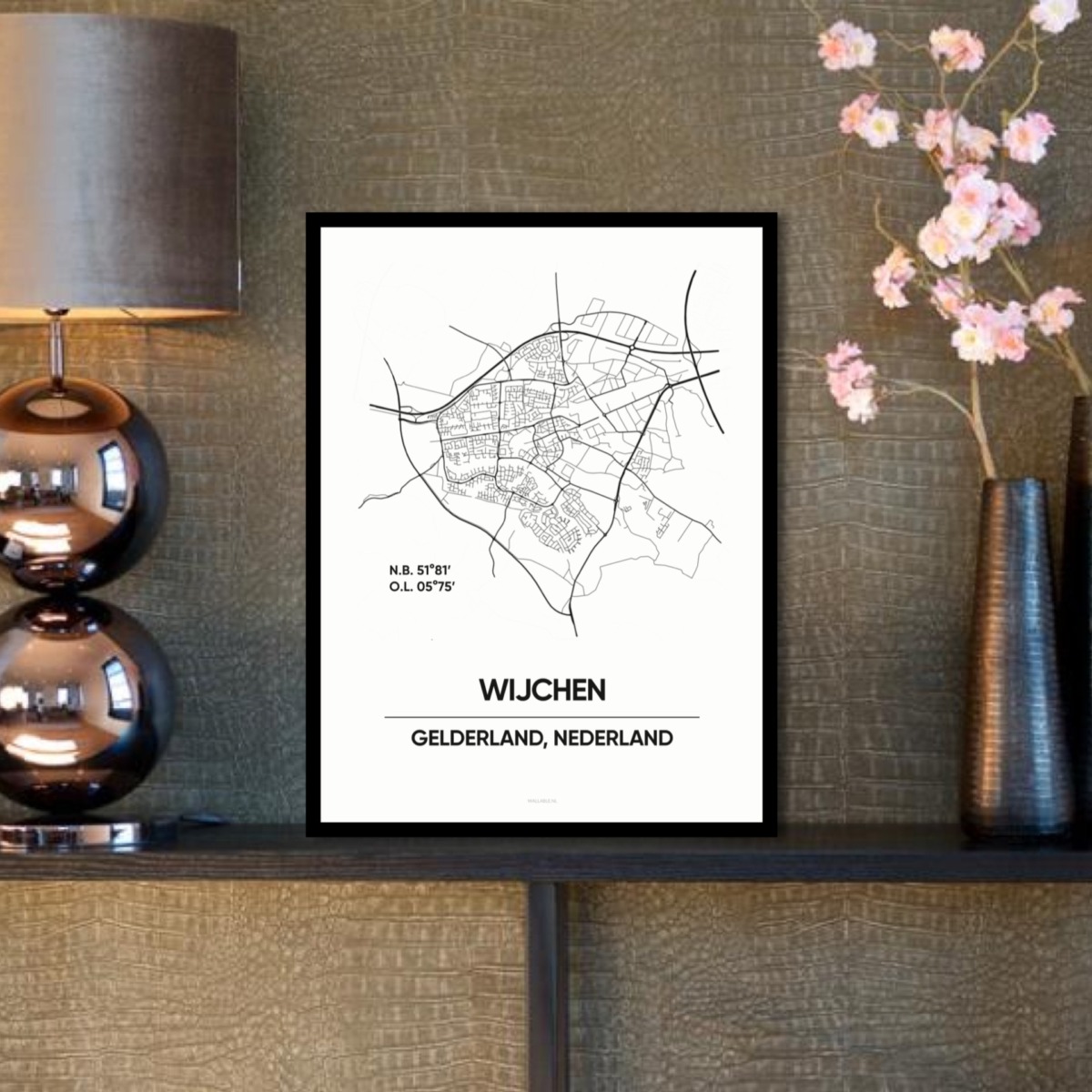 Wijchen stad poster