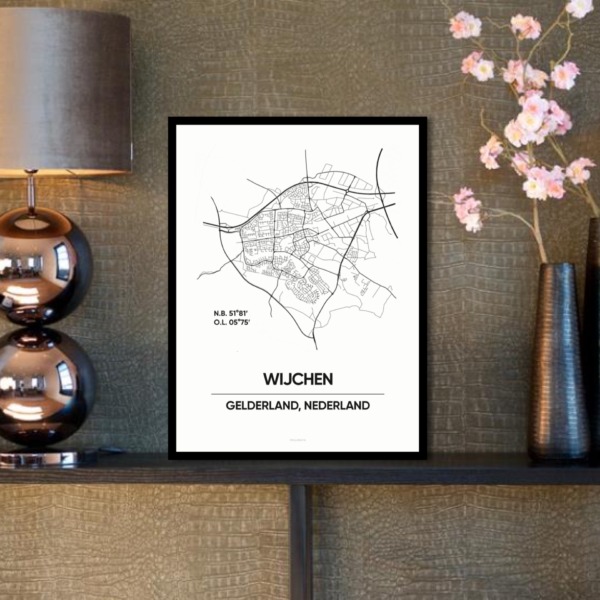 Wijchen stad poster