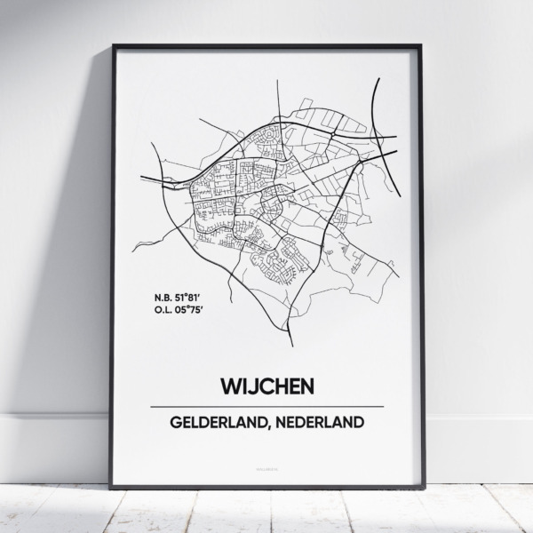 Wijchen stad poster