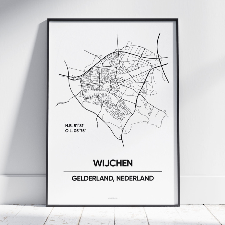 Wijchen stad poster