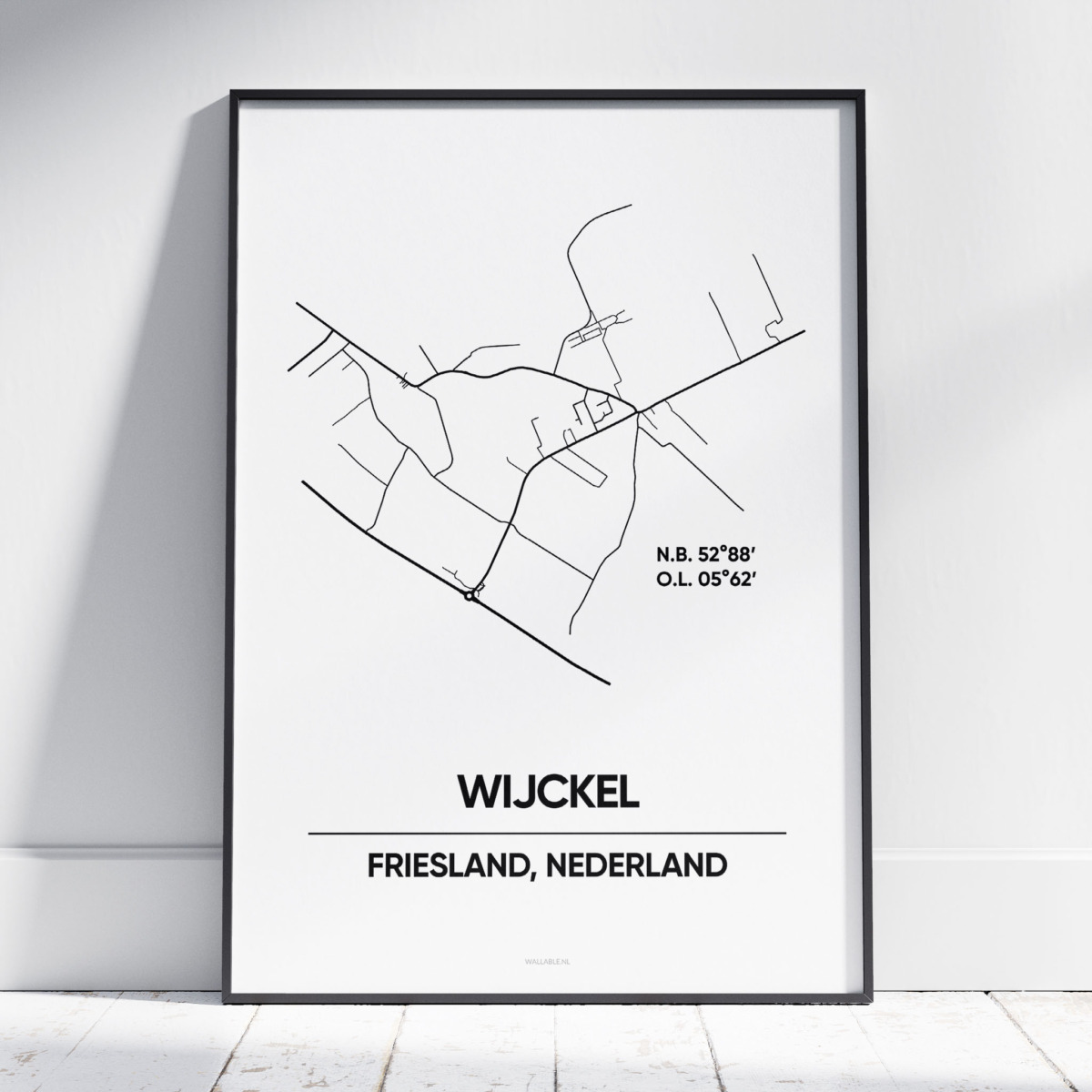 Wijckel stad poster