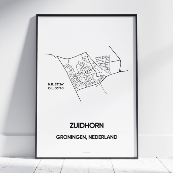 Zuidhorn stad poster