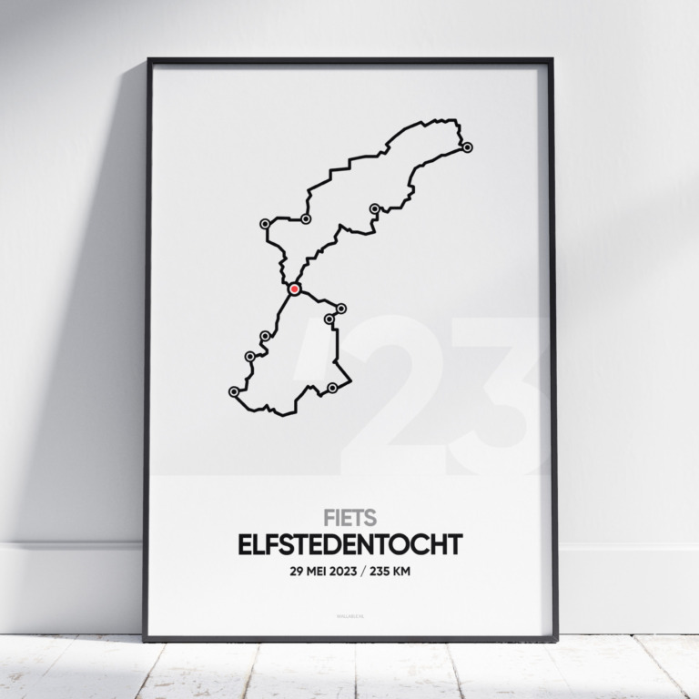 2023 Fiets Elfstedentocht Poster