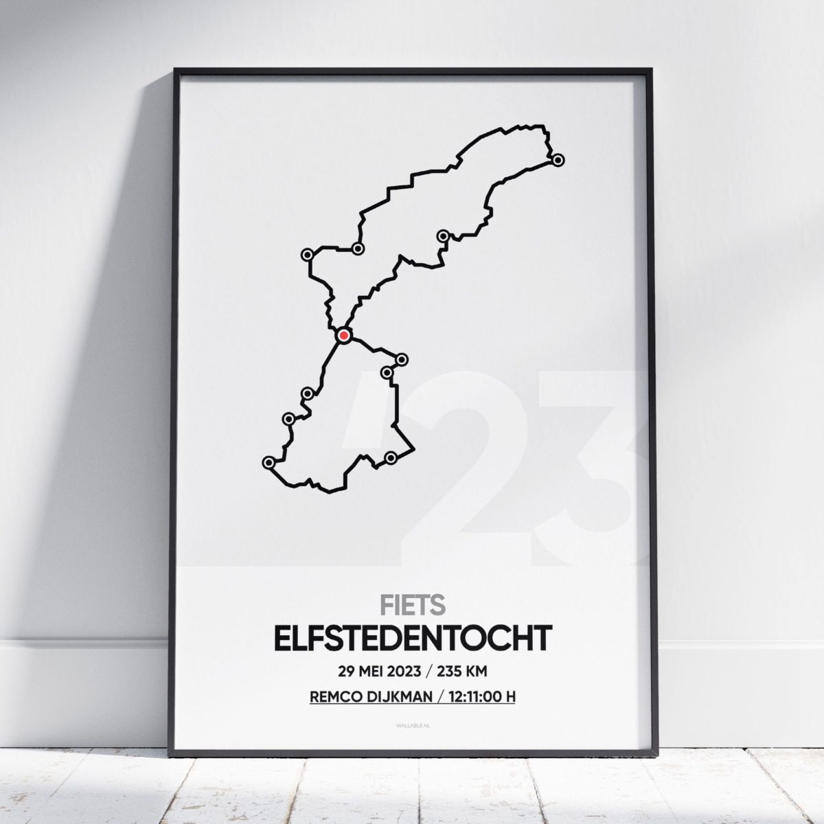 2023 Fiets Elfstedentocht Poster