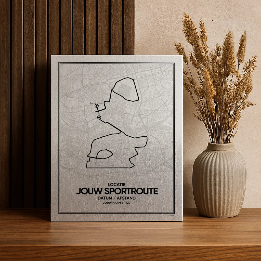 Jouw sportroute op aluminium