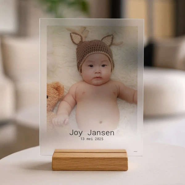 Jouw foto op acrylglas baby