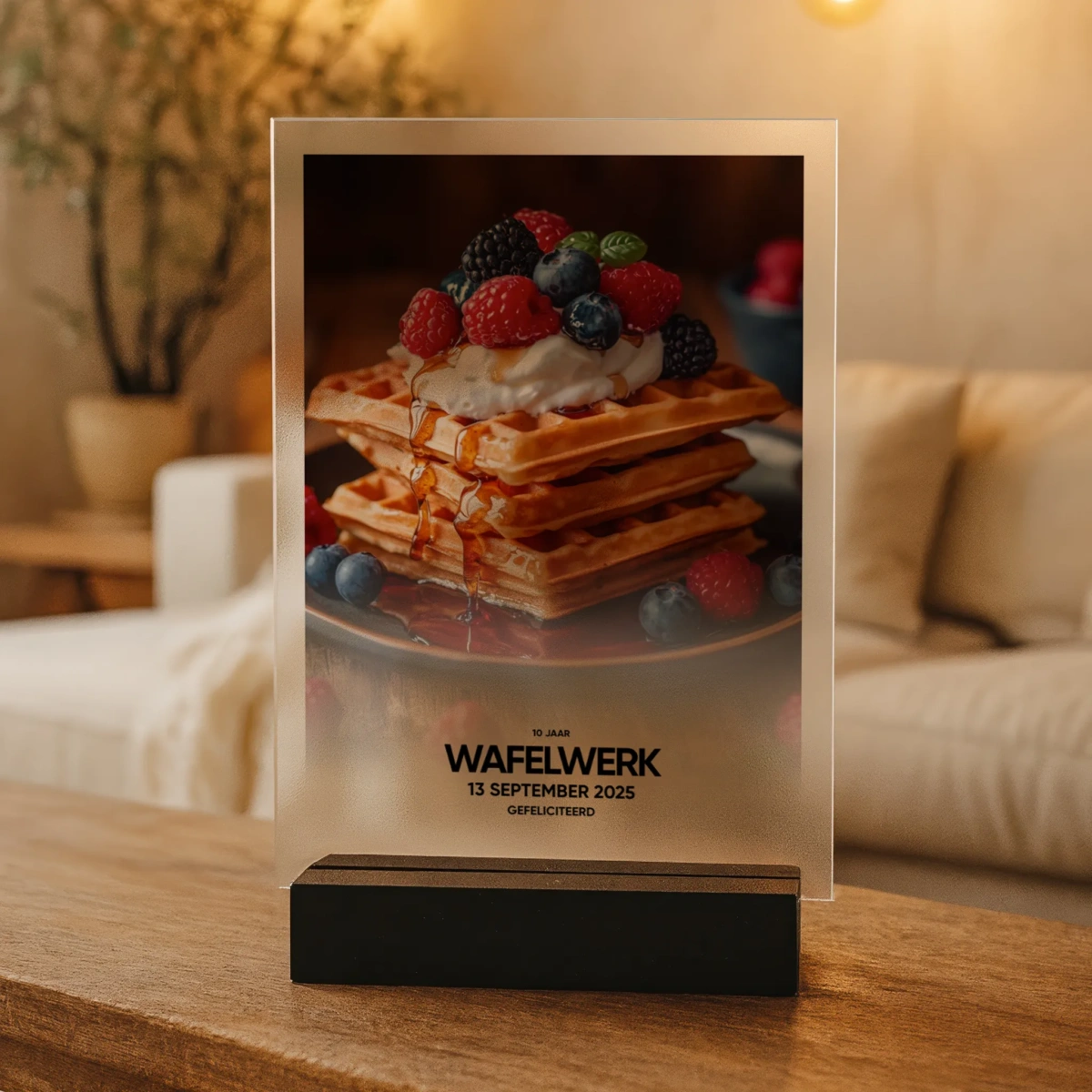 Jouw foto op acrylglas bedrijf