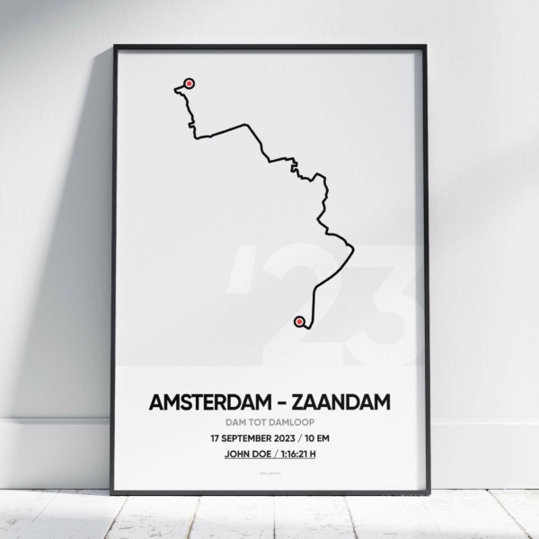 2023 Dam tot Damloop poster