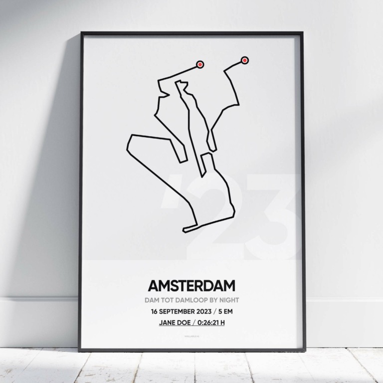 2023 Dam tot Damloop by Night poster
