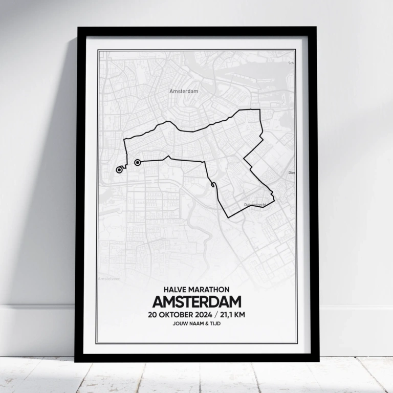 Amsterdam Halve Marathon 2024 Poster