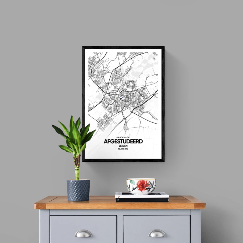 Bijzondere locatieposter - Afstuderen