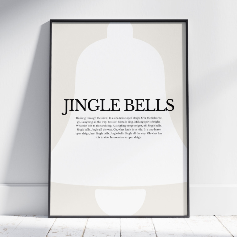Kerst poster Jingle bells