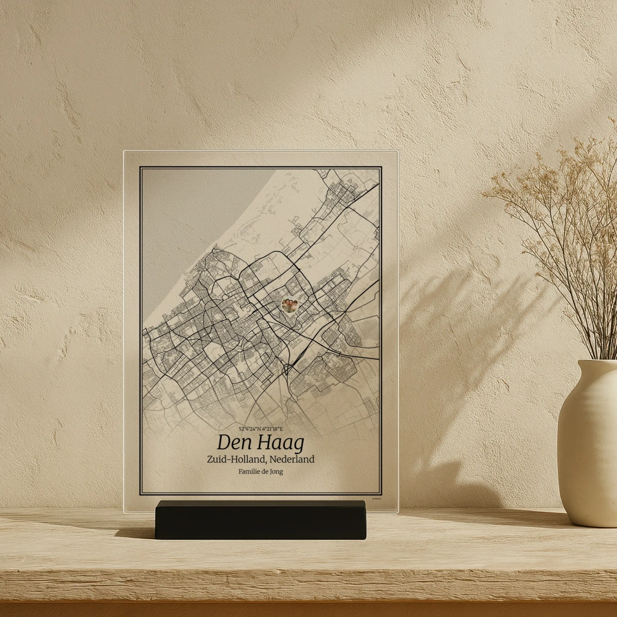 Maak zelf jouw Stadskaart op acrylglas