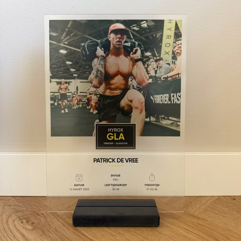 HYROX Glasgow acrylglas