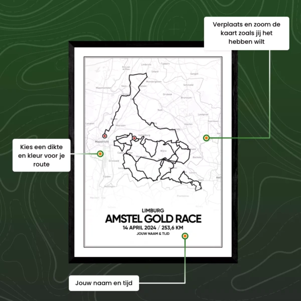 2025 Amstel Gold Race Poster (met naam) - Image 2
