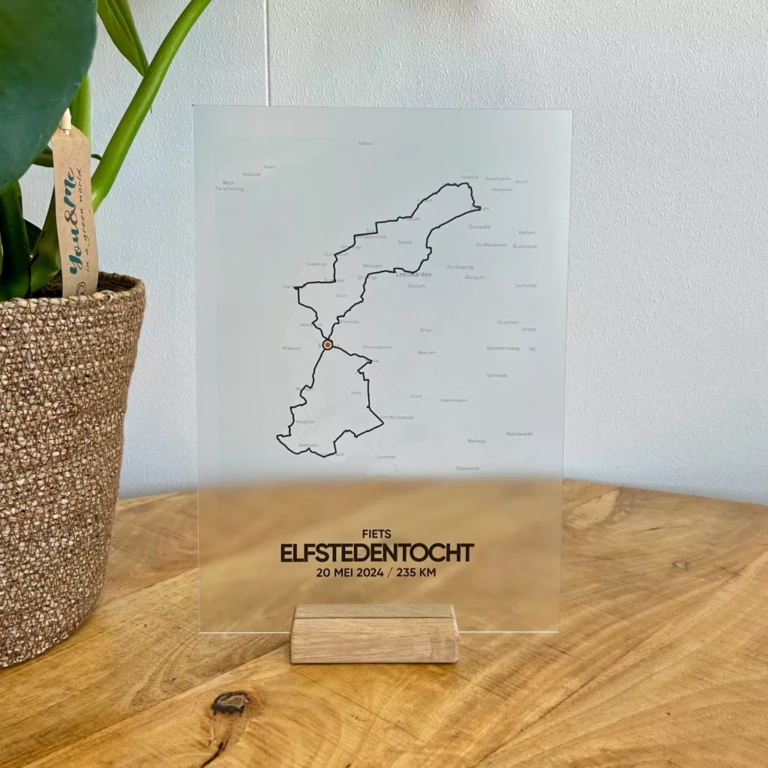 Elfstedentocht 2024 plexiglas print