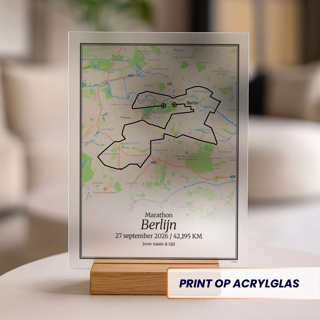 Berlijn Marathon 2026 acrylglas print