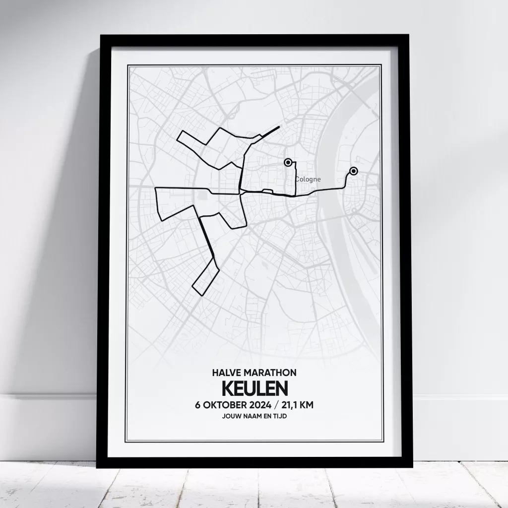 Keulen Halve Marathon 2024 Poster Keulen Halve Marathon 2024 Poster