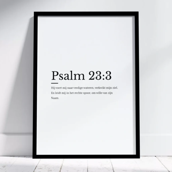 Jouw Psalm Poster