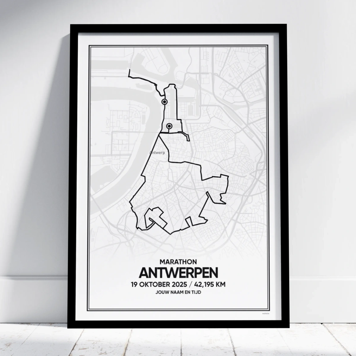 Antwerpen Marathon 2025 print Antwerpen Marathon 2025 print