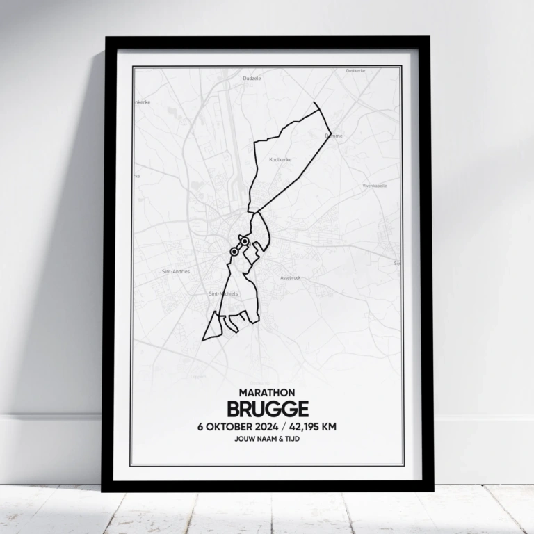 Brugge Marathon 2024 print