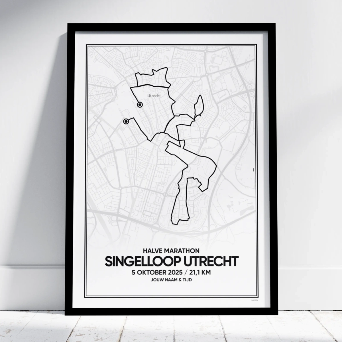 Singelloop Utrecht halve marathon 2025 print