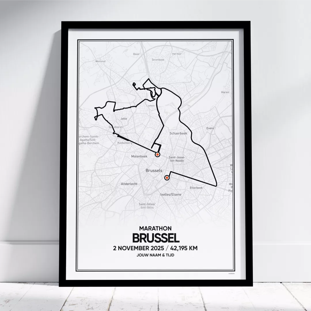 brussel marathon 2025 poster