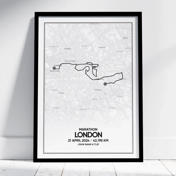2024 Londen marathon poster