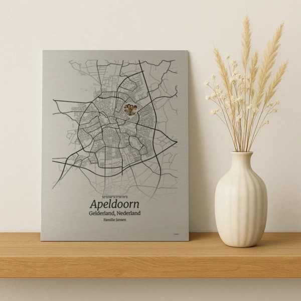 Uniek Housewarming Cadeau – Stadskaart op Aluminium - Image 2