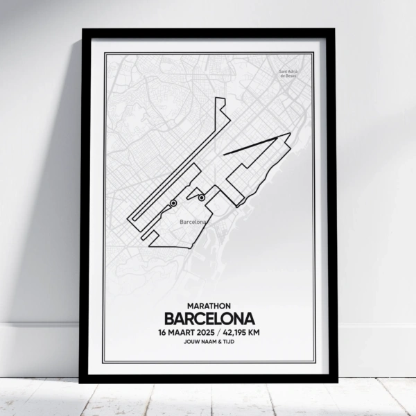 Barcelona Marathon 2025 Poster