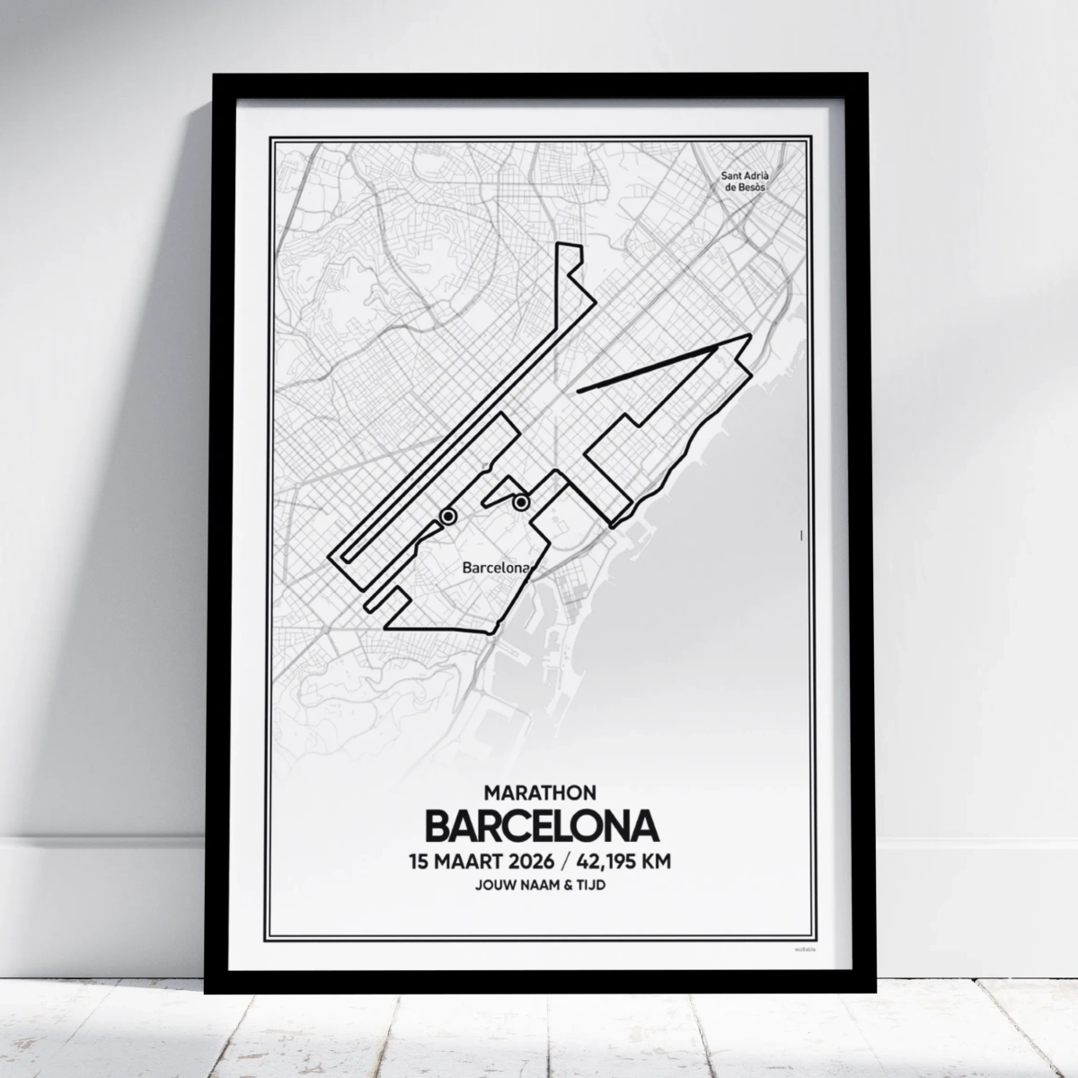 Barcelona Marathon 2026 Print Barcelona Marathon 2026 Print