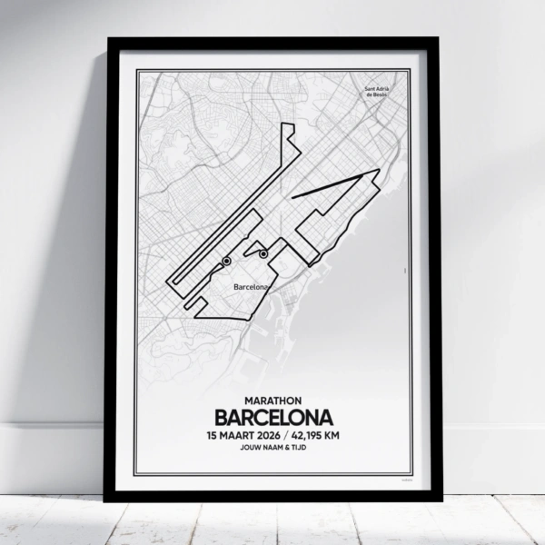Barcelona Marathon 2026 Print
