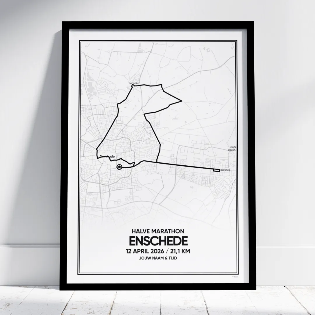 Enschede Halve Marathon 2026 poster Enschede Halve Marathon 2026 poster