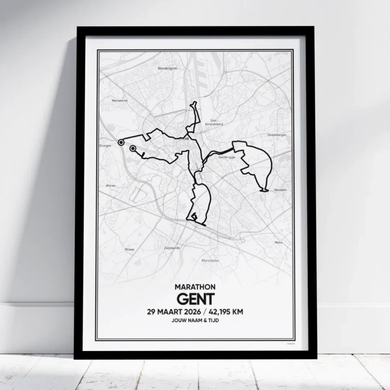 Gent marathon 2026 poster