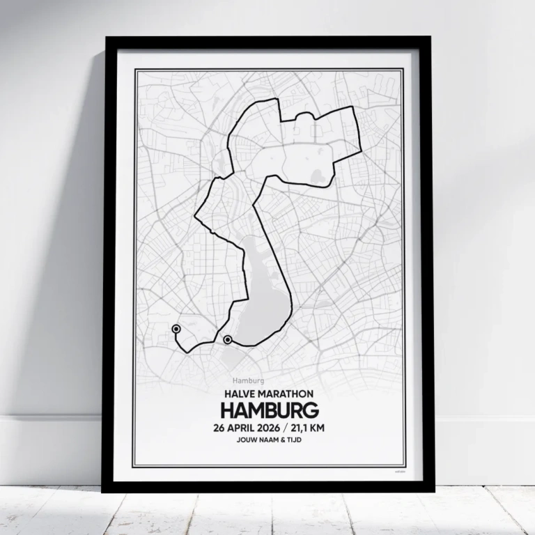 Hamburg halve marathon 2026 poster