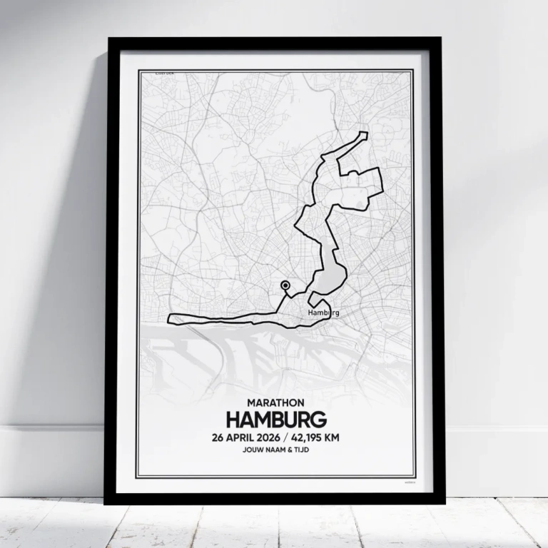 Hamburg marathon 2026 poster