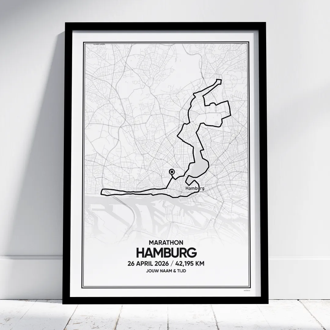 Hamburg marathon 2026 poster