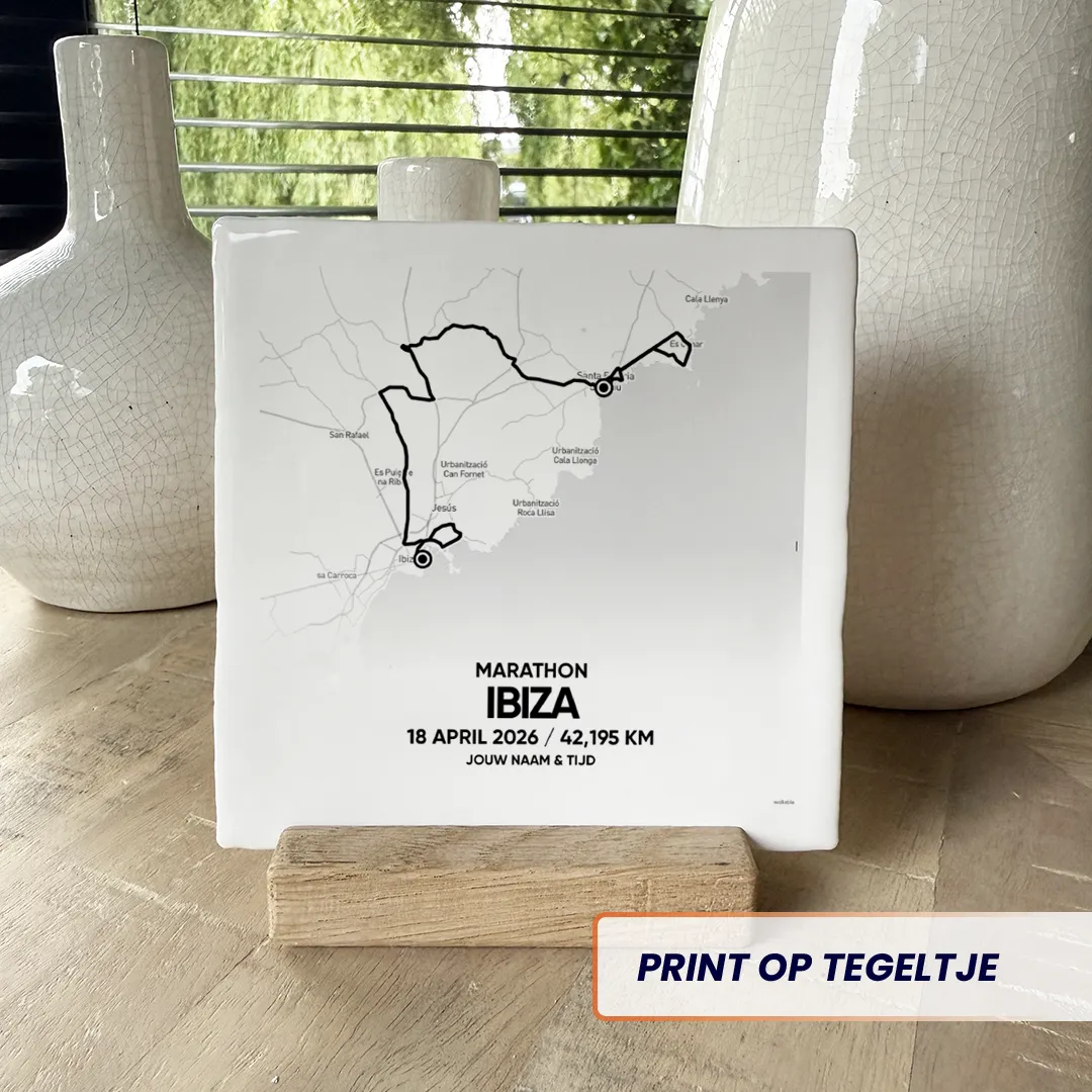Ibiza marathon 2026 tegeltje