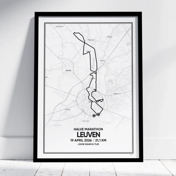 Leuven halve marathon 2026 poster