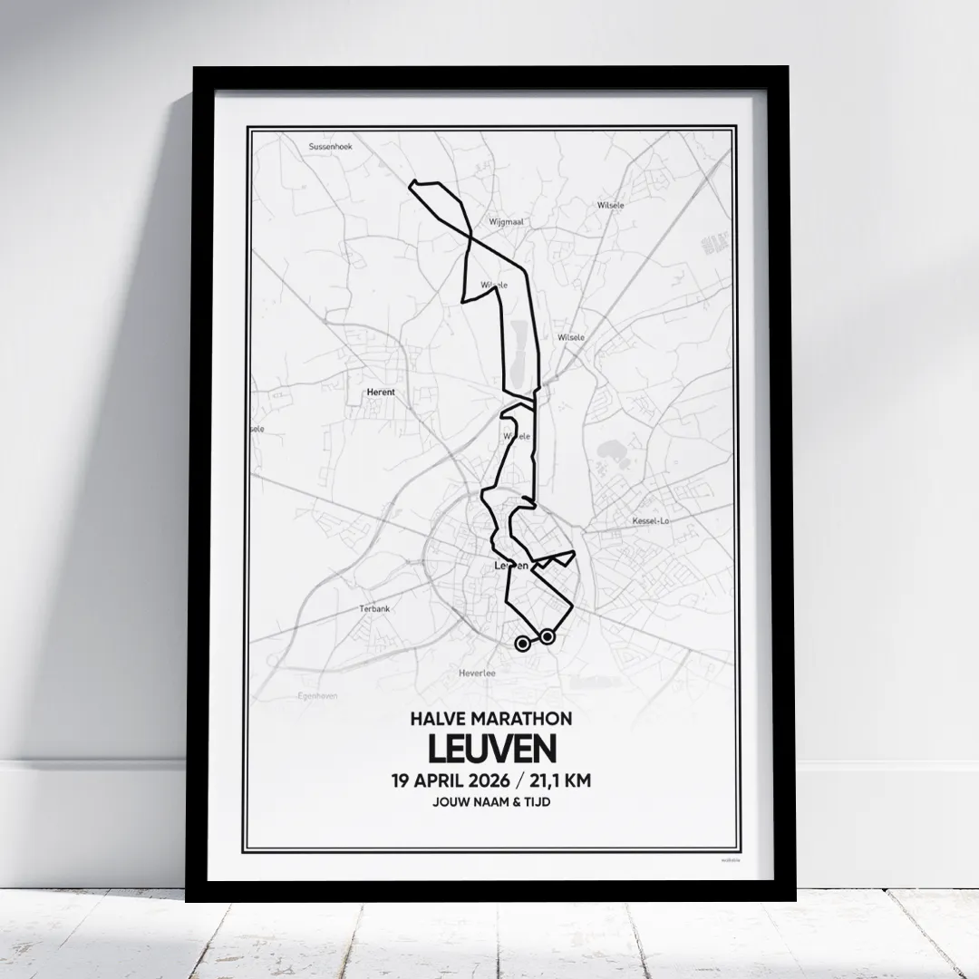 Leuven halve marathon 2026 poster