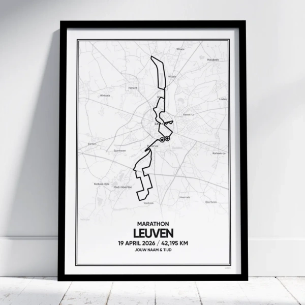 Leuven marathon 2026 poster