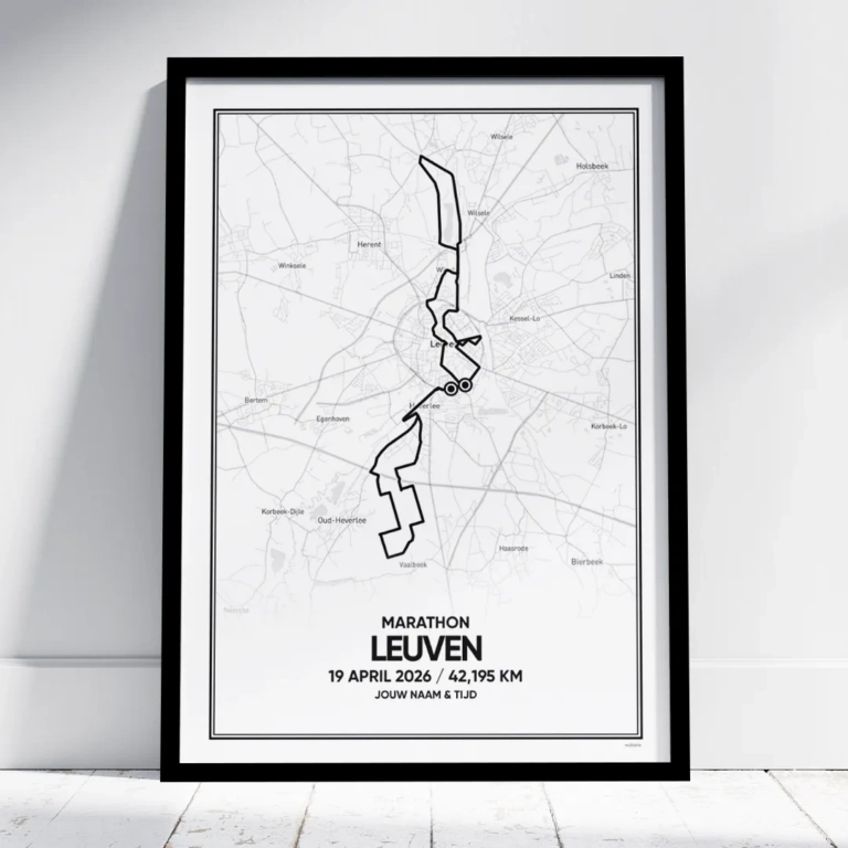 Leuven marathon 2026 poster