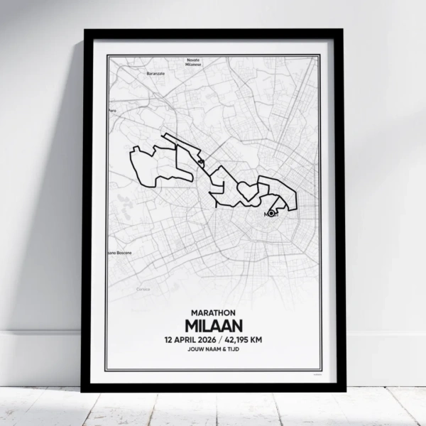 Milaan Marathon 2026 poster