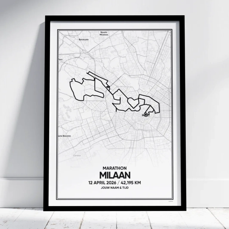 Milaan Marathon 2026 poster